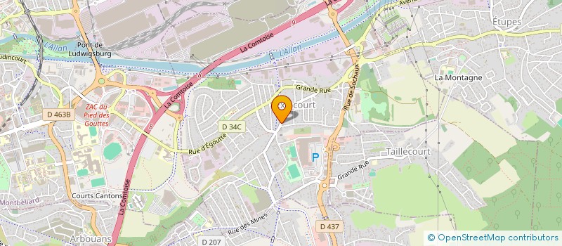 localisation de l'entreprise SCI DU CROISSANT à EXINCOURT