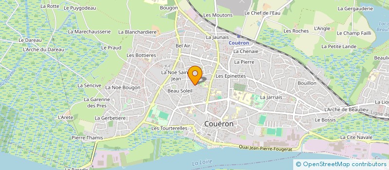 localisation de l'entreprise SCI DU CROISSANT CHANTILLY à COUERON