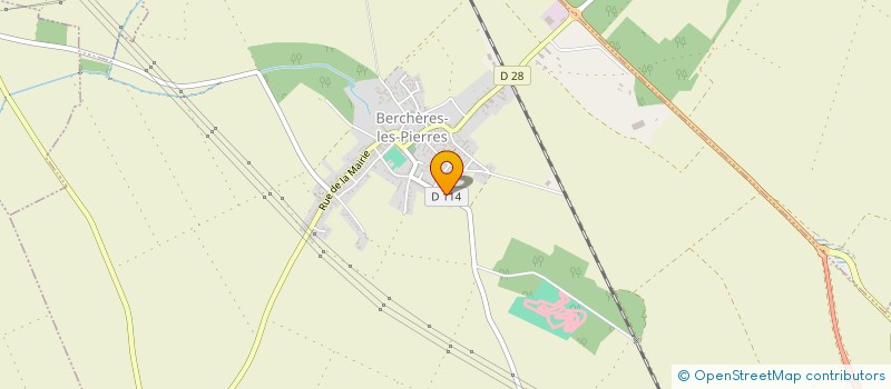 localisation de l'entreprise SCI DU CROMLECH à BERCHERES-LES-PIERRES