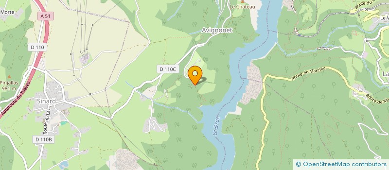 localisation de l'entreprise SCI DU CROS  AVIGNONET