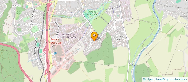 localisation de l'entreprise SCI DU CROS DU CLOT  HEILLECOURT