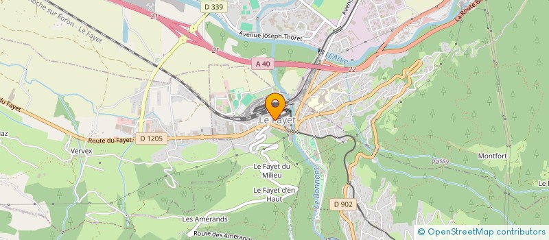 localisation de l'entreprise SCI DU CROSAZ  LES CONTAMINES-MONTJOIE