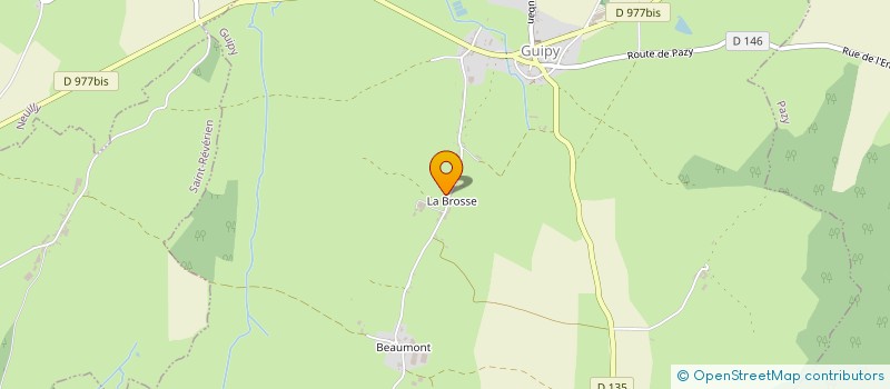 localisation de l'entreprise SCI DU CROT à GUIPY