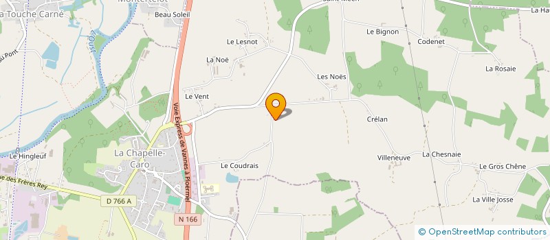 localisation de l'entreprise SCI DU CROUTON  VAL D'OUST