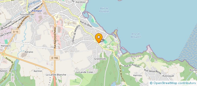 localisation de l'entreprise SCI DU CRUCKIN  PAIMPOL