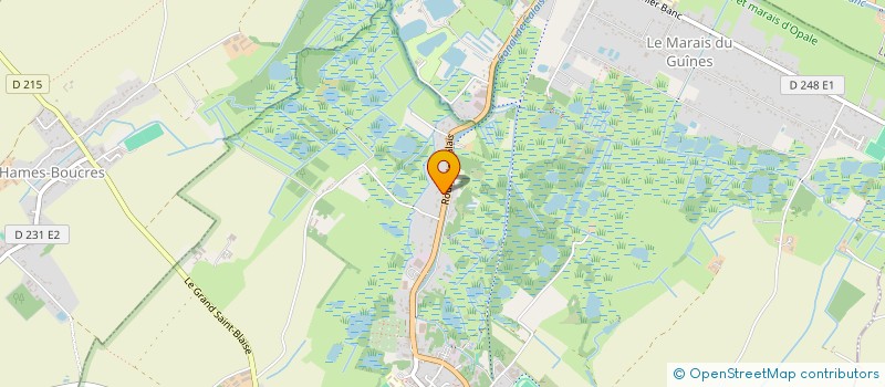 localisation de l'entreprise SCI DU CRUNQUELET  GUINES