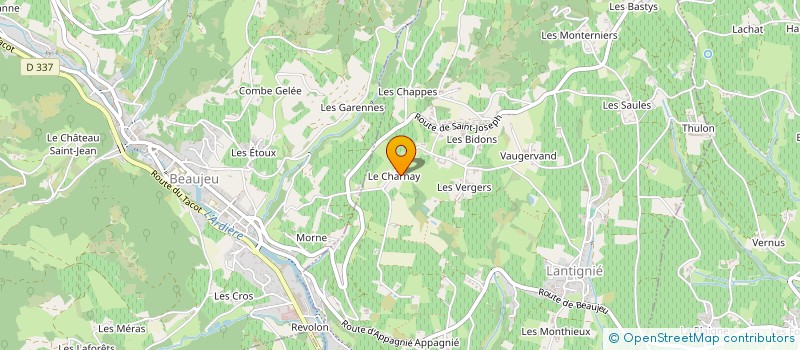 localisation de l'entreprise SCI DU CTM  LANTIGNIE