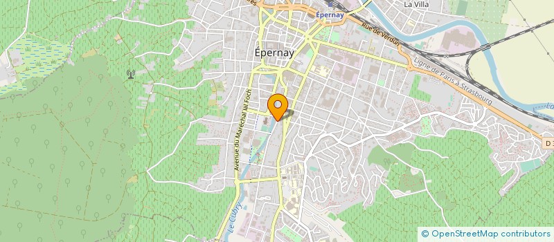 localisation de l'entreprise SCI DU CUBRY à EPERNAY