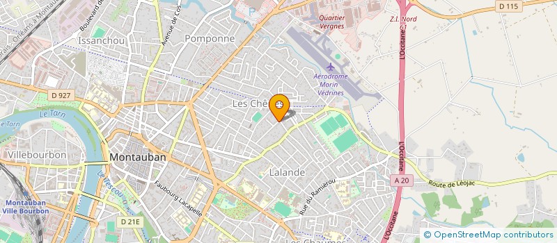 localisation de l'entreprise SCI DU CUJOULOU  MONTAUBAN