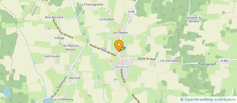 localisation de l'entreprise SCI DU CURTIL BOURGEOIS  BEREZIAT