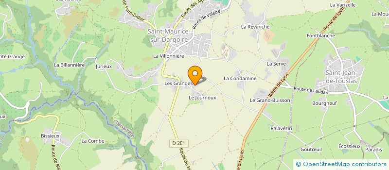 localisation de l'entreprise SCI DU CUVIER  CHABANIERE