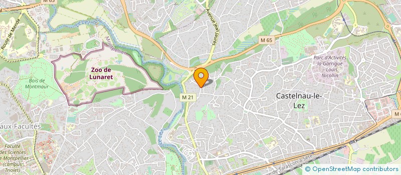 localisation de l'entreprise SCI  DU CYCLOPE  CASTELNAU-LE-LEZ