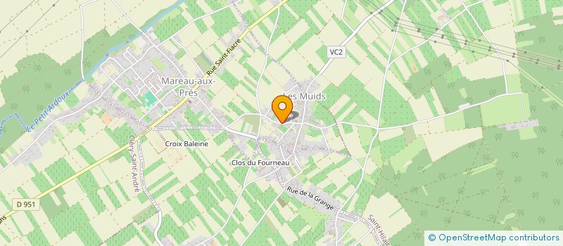 localisation de l'entreprise SCI DU CYGNE à MAREAU-AUX-PRES