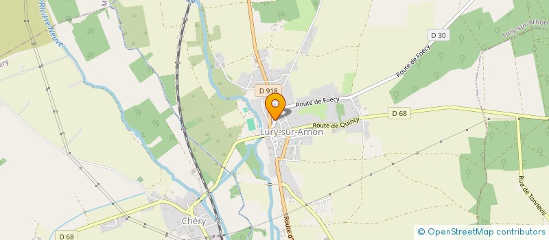 localisation de l'entreprise SCI DU CYGNE  LURY-SUR-ARNON