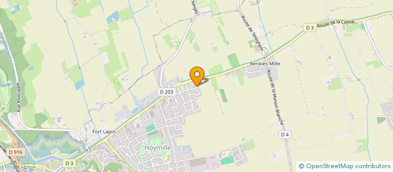 localisation de l'entreprise SCI DU CYGNE  HOYMILLE