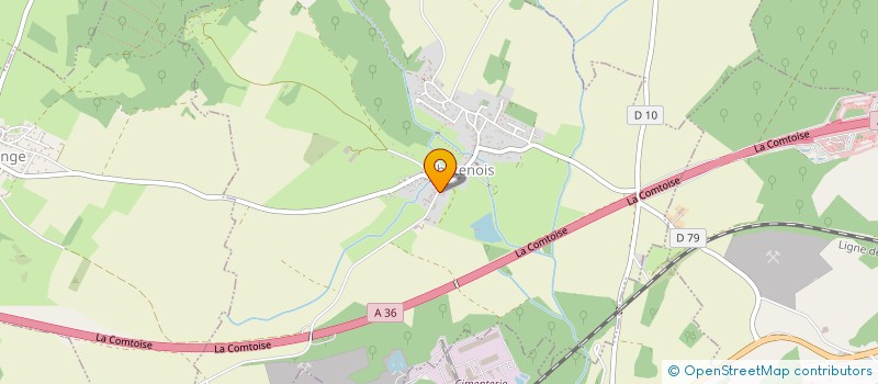 localisation de l'entreprise SCI DU CYGNE  CHATENOIS