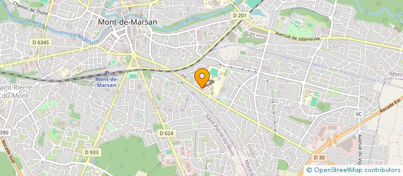 localisation de l'entreprise SCI DU CYRANO à MONT-DE-MARSAN