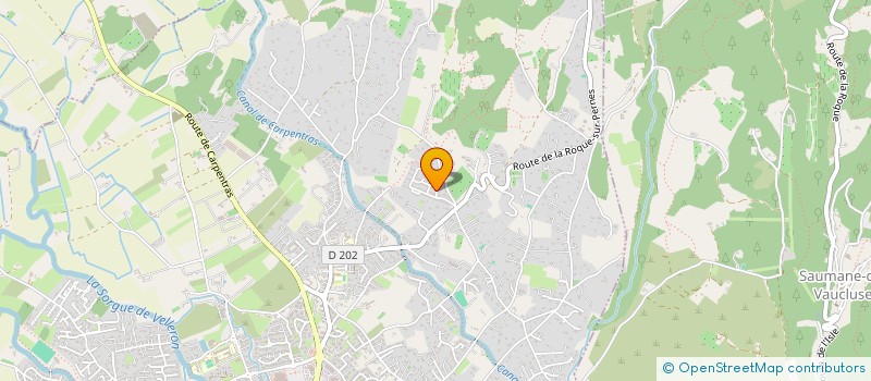 localisation de l'entreprise SCI DU CYRILIER  L'ISLE-SUR-LA-SORGUE