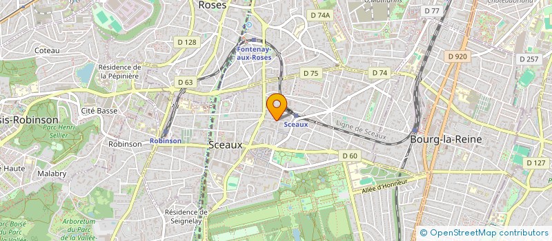 localisation de l'entreprise SCI DU DALLOL à SCEAUX