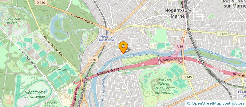 localisation de l'entreprise SCI DU DANDELOT à NOGENT-SUR-MARNE