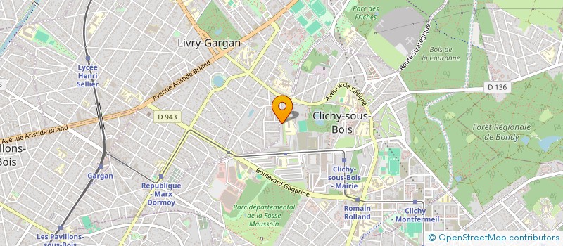 localisation de l'entreprise SCI DU DANUBE à CLICHY-SOUS-BOIS