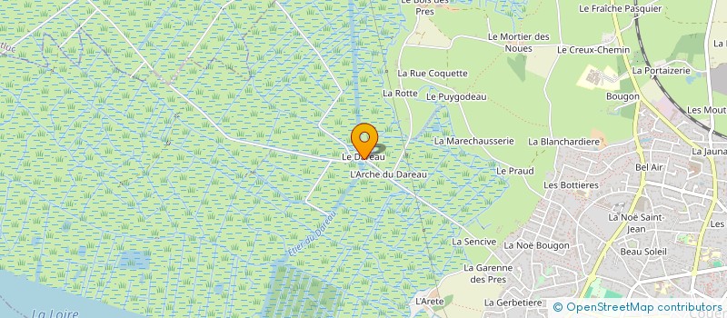 localisation de l'entreprise SCI DU DAREAU à COUERON