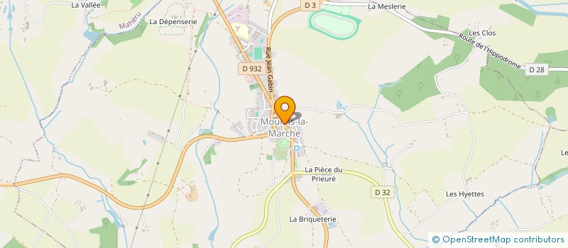localisation de l'entreprise SCI DU DAUPHIN à MOULINS-LA-MARCHE