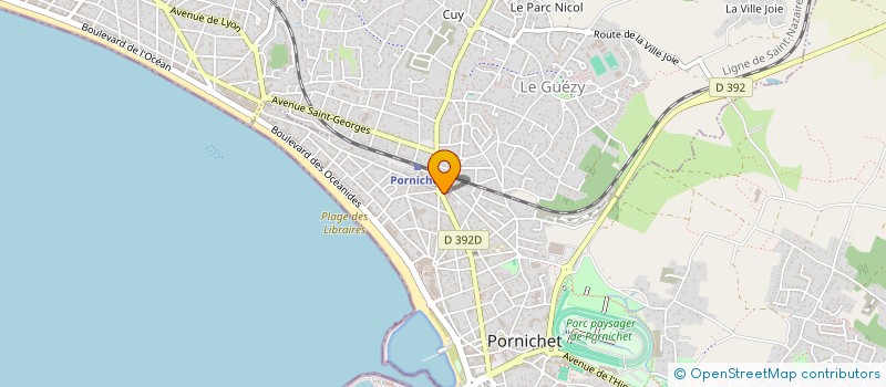 localisation de l'entreprise SCI DU DAUPHIN à PORNICHET