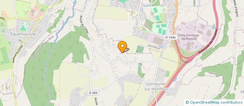 localisation de l'entreprise SCI DU DAUPHIN  GONNEVILLE-SUR-HONFLEUR