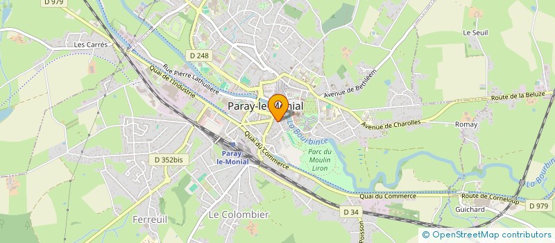 localisation de l'entreprise SCI DU DAUPHIN LOUIS  PARAY-LE-MONIAL