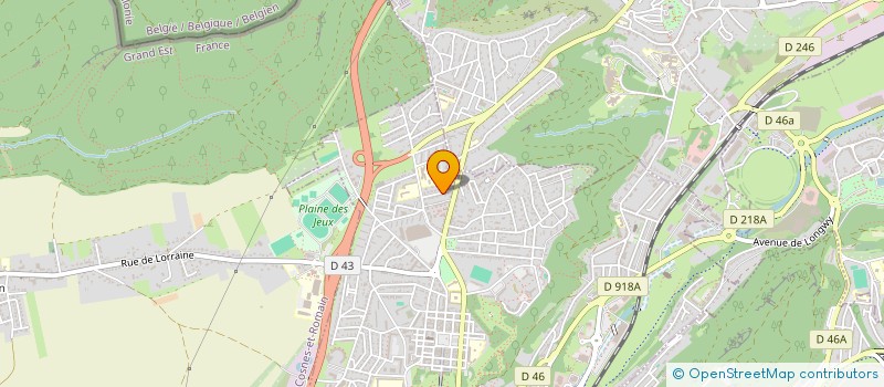 localisation de l'entreprise SCI DU DAUPHINE à LONGWY