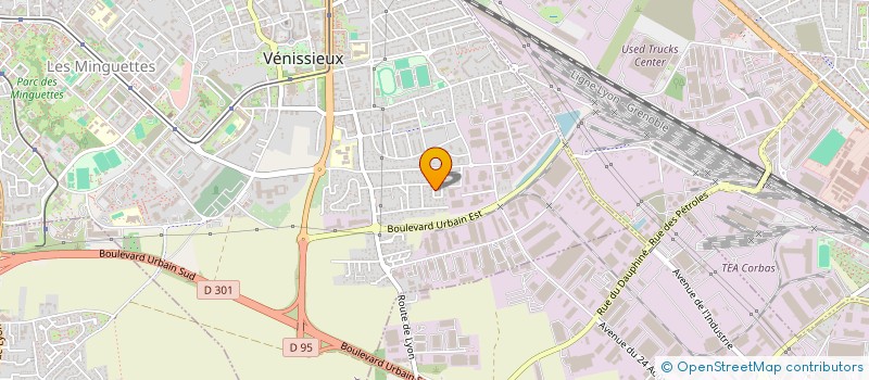 localisation de l'entreprise SCI DU DAUPHINE  VENISSIEUX