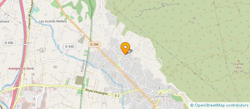 localisation de l'entreprise SCI DU DE VENS  GEMENOS