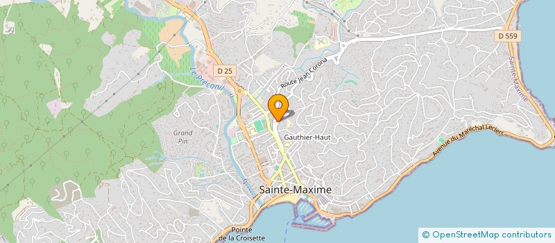 localisation de l'entreprise SCI DU DEBARQUEMENT à SAINTE-MAXIME