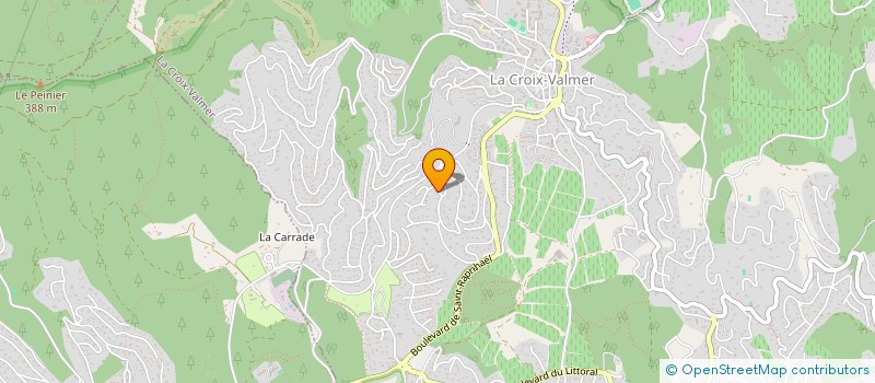 localisation de l'entreprise SCI DU DEBARQUEMENT  LA CROIX-VALMER