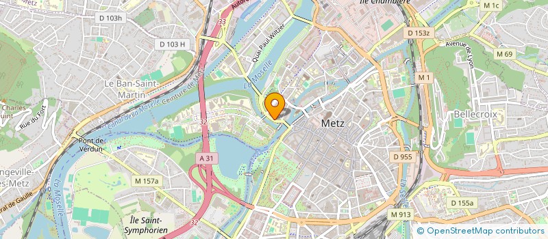 localisation de l'entreprise SCI DU DELTA  METZ