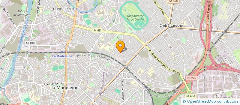 localisation de l'entreprise SCI DU DELTA à MARCQ-EN-BARŒUL