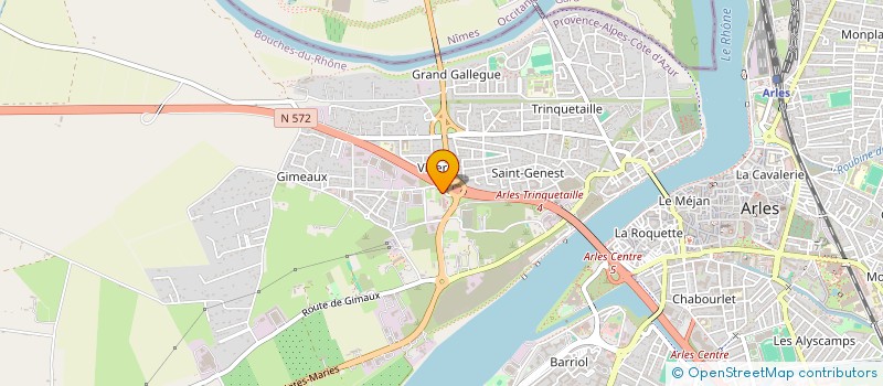 localisation de l'entreprise SCI DU DELTA à ARLES