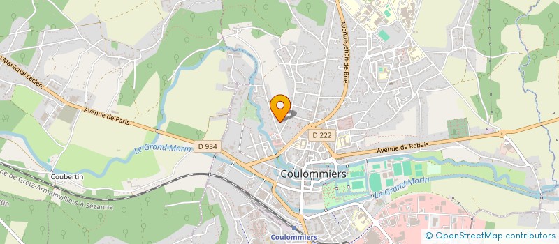 localisation de l'entreprise SCI DU DEMOCRATE à COULOMMIERS