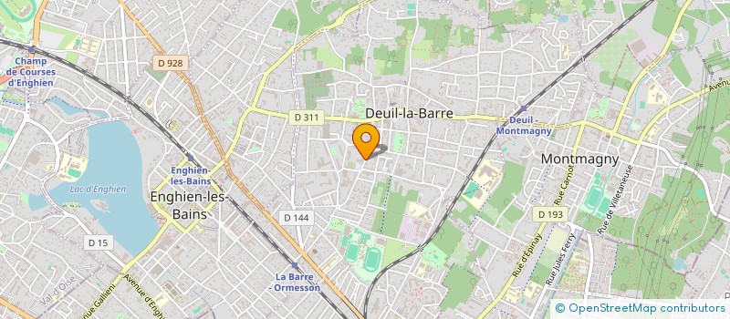 localisation de l'entreprise SCI DU DEPART  DEUIL-LA-BARRE