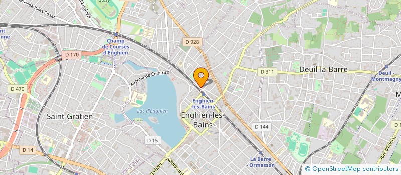 localisation de l'entreprise SCI DU DEPART à ENGHIEN-LES-BAINS