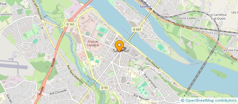 localisation de l'entreprise SCI DU DEPART  SAUMUR