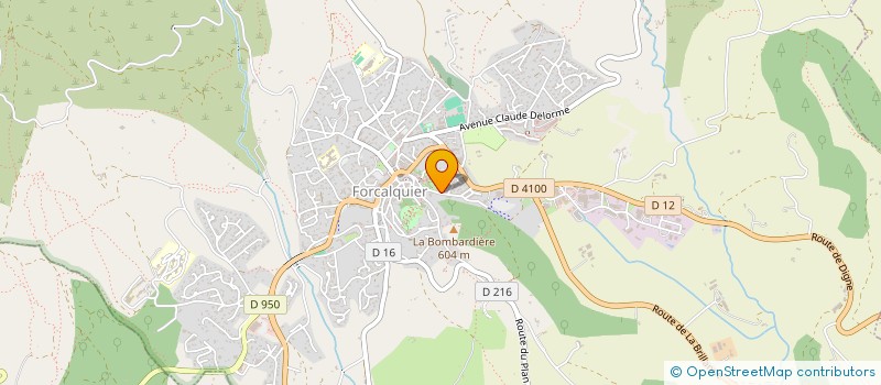 localisation de l'entreprise SCI DU DERNIER PAILLASSON  FORCALQUIER