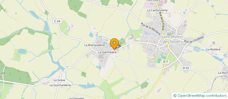 localisation de l'entreprise SCI DU DETROIT  FOUGERE