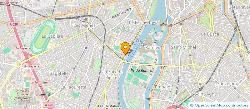 localisation de l'entreprise SCI DU DEUX RUE DE GASCOGNE à TOULOUSE