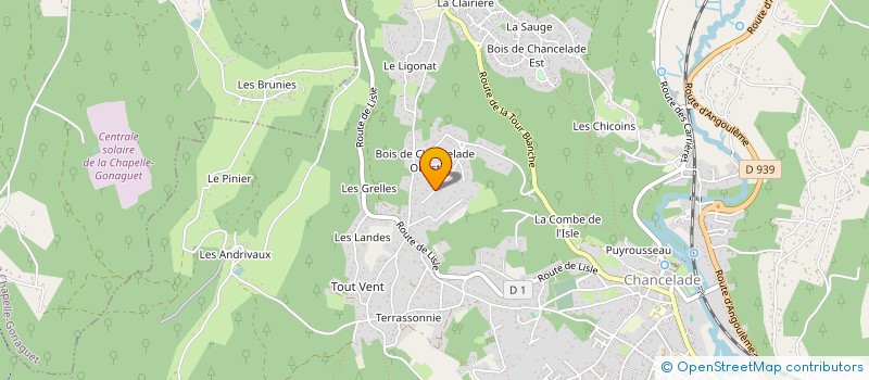 localisation de l'entreprise SCI DU DEVELOPPEMENT  CHANCELADE