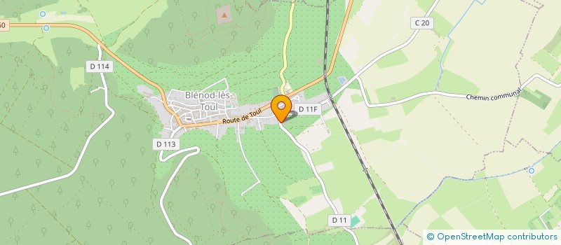 localisation de l'entreprise SCI DU DIAHO  BLENOD-LES-TOUL