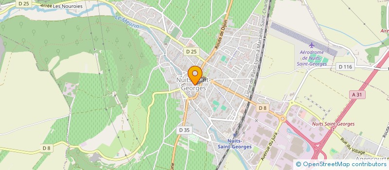 localisation de l'entreprise SCI DU DIAMANT à NUITS-SAINT-GEORGES