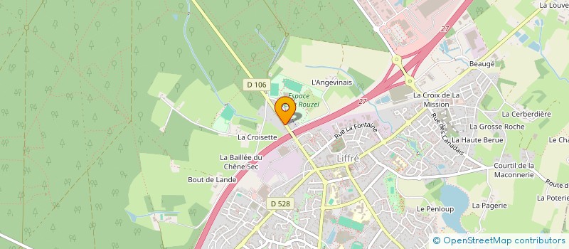 localisation de l'entreprise SCI DU DIAMANT  LIFFRE