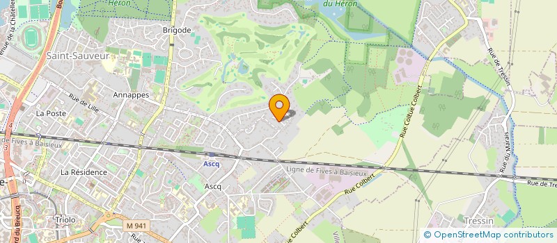 localisation de l'entreprise SCI DU DISPENSAIRE à VILLENEUVE-D'ASCQ